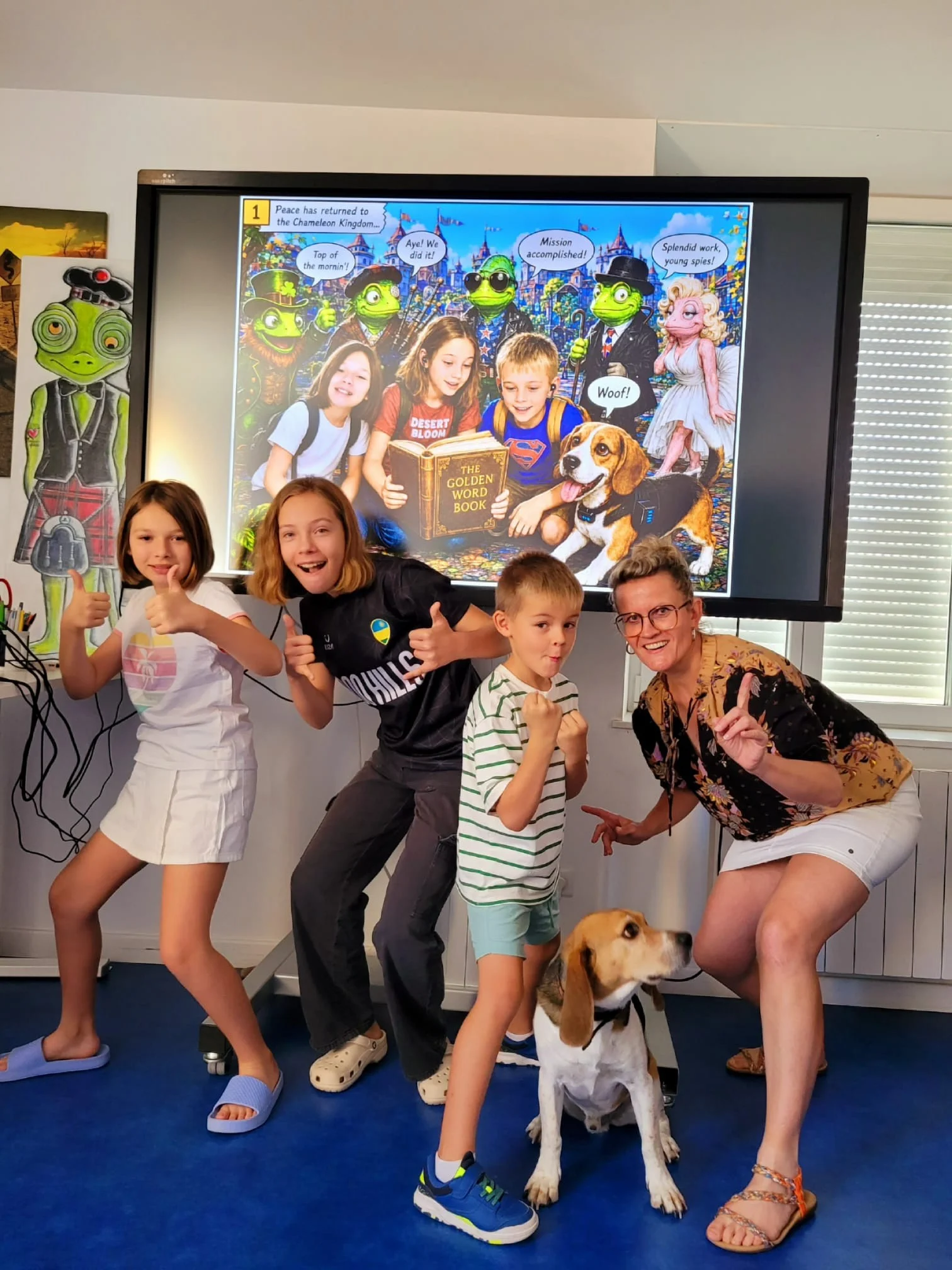 Photo avec enfants