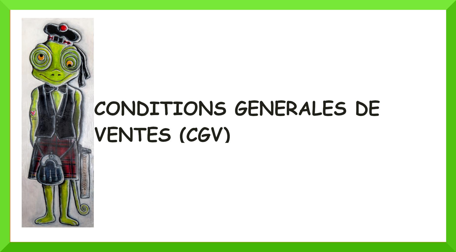 Conditions Générales de Vente (CGV)