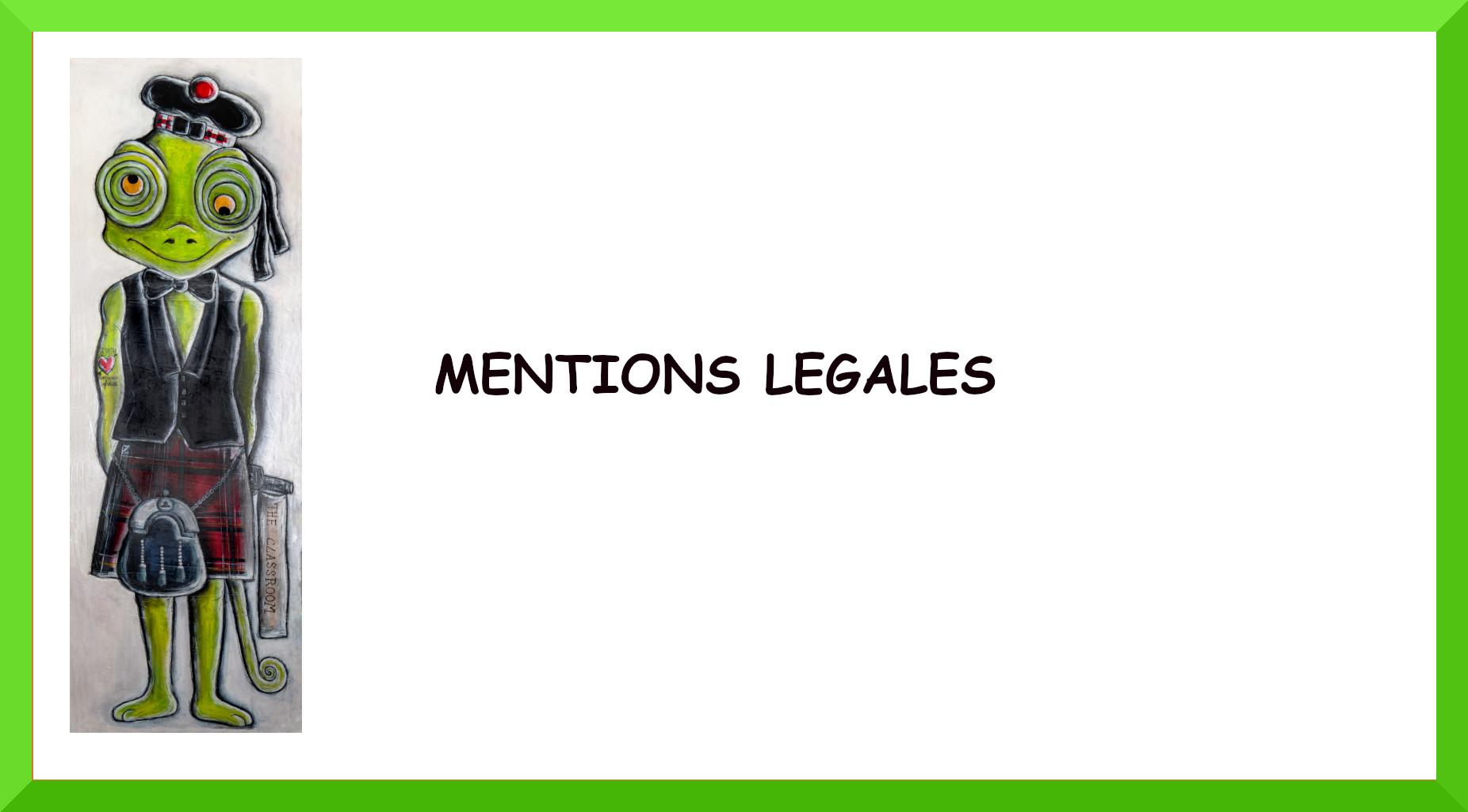 MENTIONS LEGALES