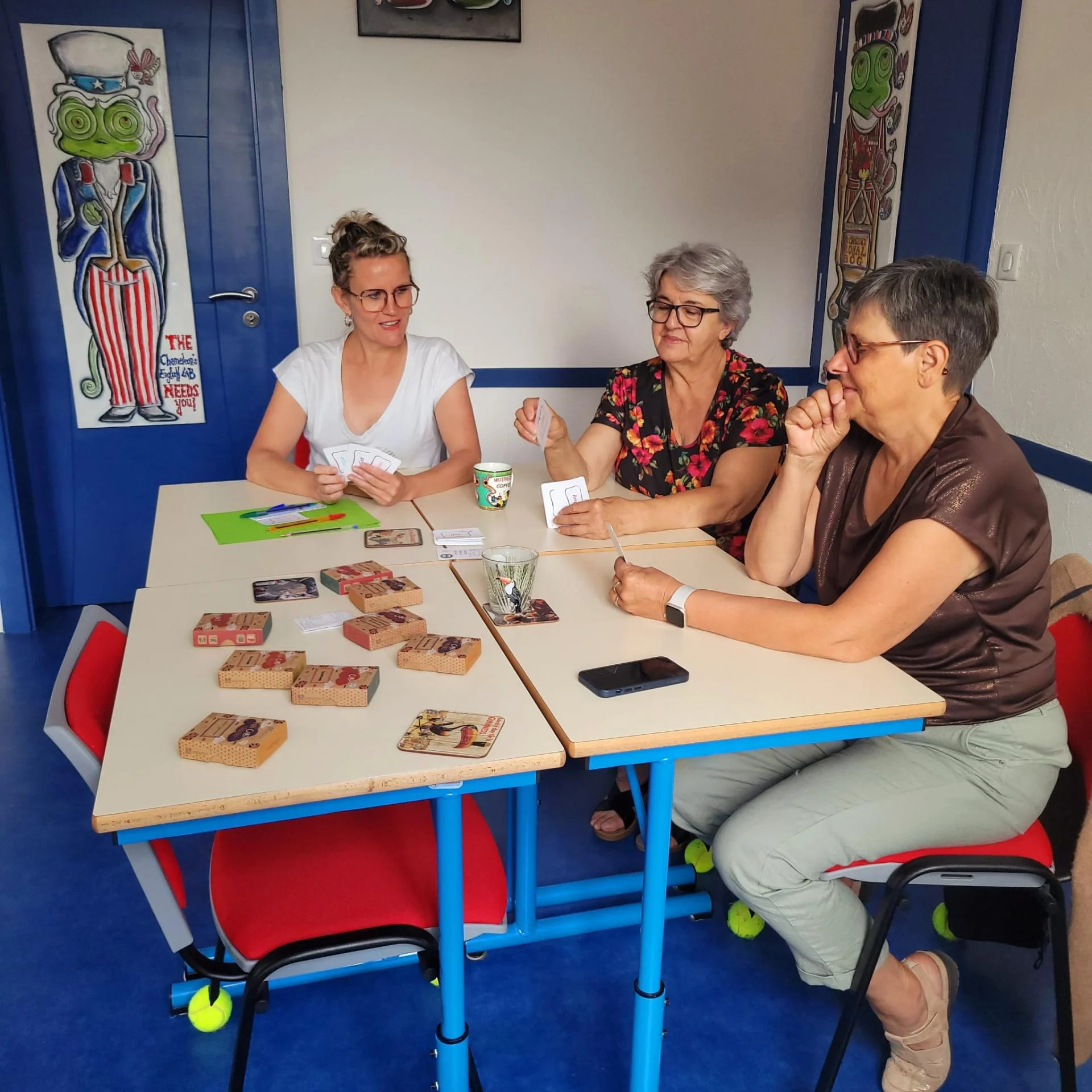 Photo avec nanou et chantal