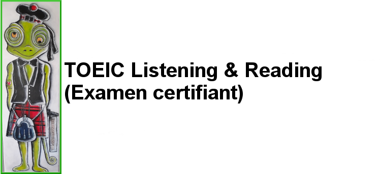Certification TOEIC Listening & Reading